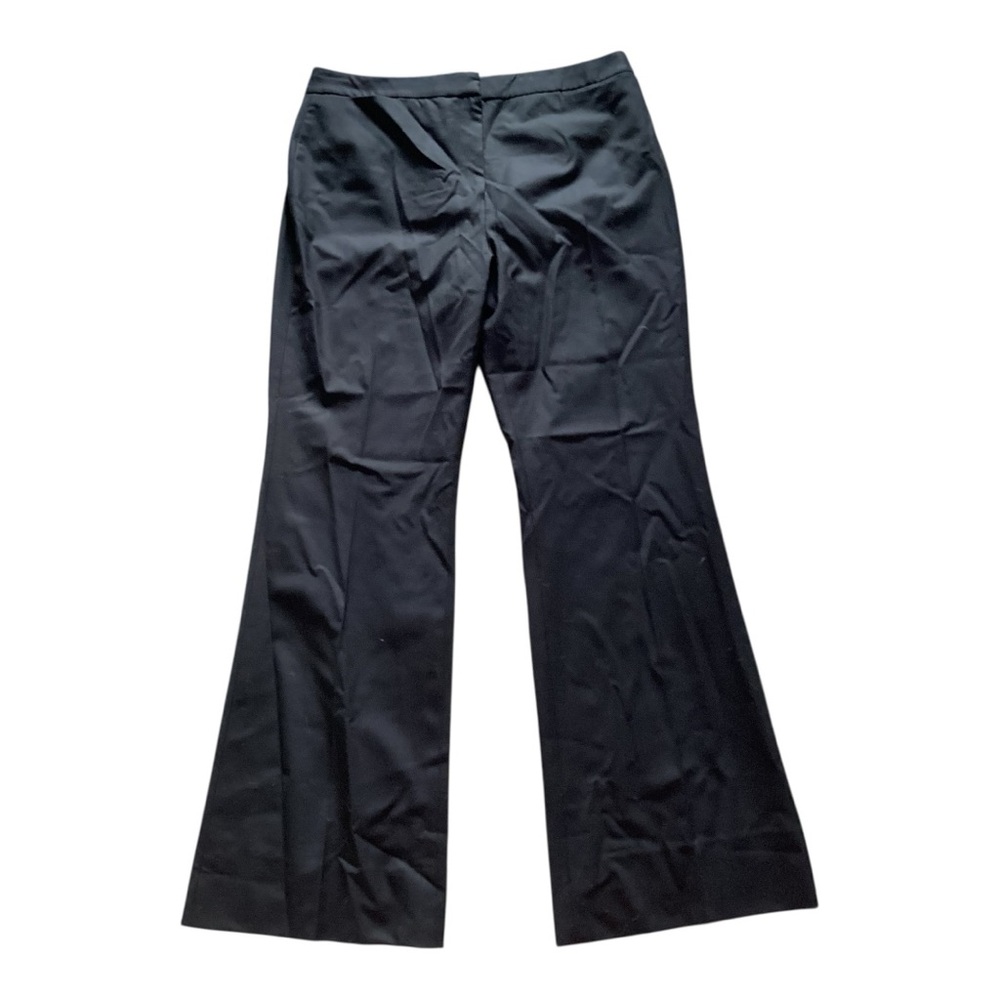 M.M Lafleur Foster Pants Wool Blend Black Straight Leg Designer Pants Size 14